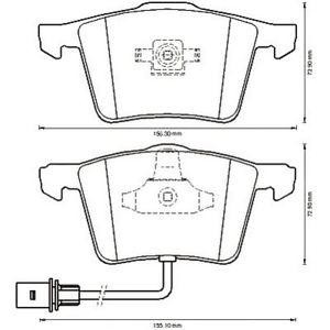накладки JURID 573198J
