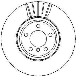 спирачен диск JURID 562401J 