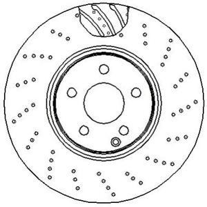 спирачен диск JURID 562404J