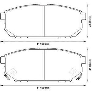 накладки JURID 572549J 