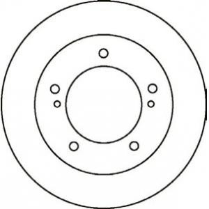 спирачен диск JURID 562075J 