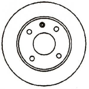спирачен диск JURID 561178JC