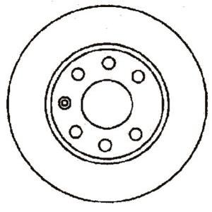 спирачен диск JURID 561248JC