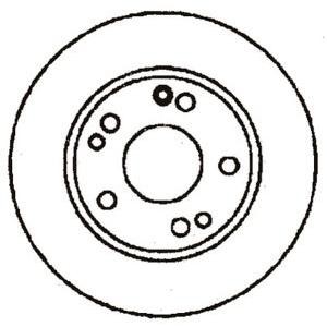 спирачен диск JURID 561330J 
