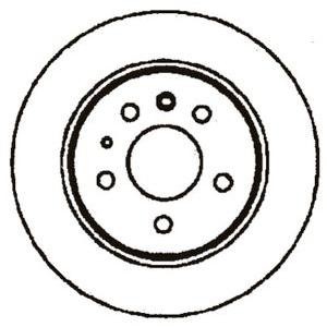 спирачен диск JURID 561344J