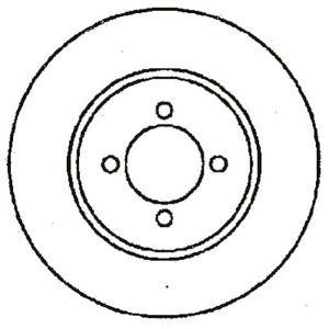 спирачен диск JURID 561375J
