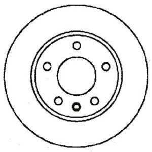 спирачен диск JURID 561407J 