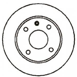 спирачен диск JURID 561448J 