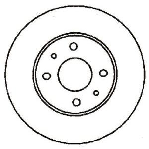 спирачен диск JURID 561486J 
