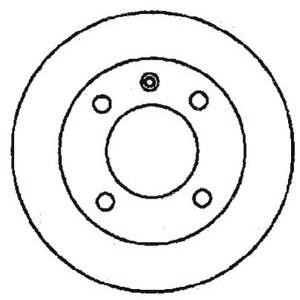 спирачен диск JURID 561513J 