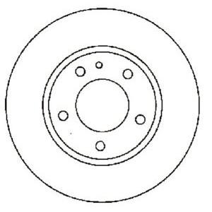 спирачен диск JURID 561520J 