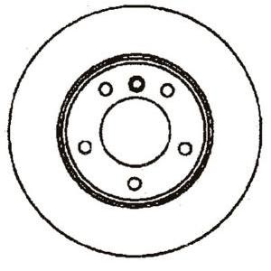 спирачен диск JURID 561551J 