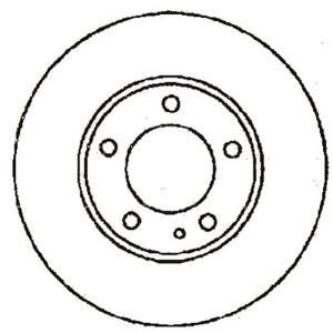 спирачен диск JURID 561552JC