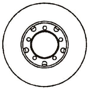 спирачен диск JURID 561574J
