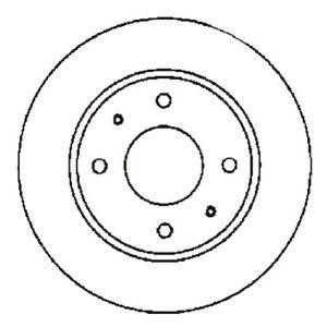 спирачен диск JURID 561592J 