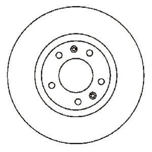 спирачен диск JURID 561596J