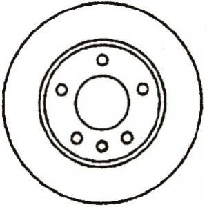 спирачен диск JURID 561652J 