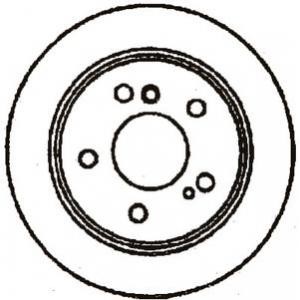 спирачен диск JURID 561698J 