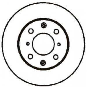 спирачен диск JURID 561711JC
