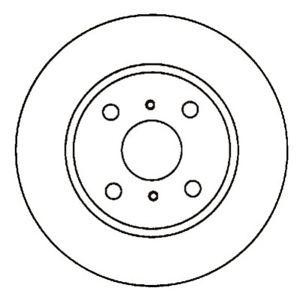 спирачен диск JURID 562007J 