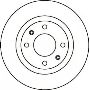 спирачен диск JURID 562044JC