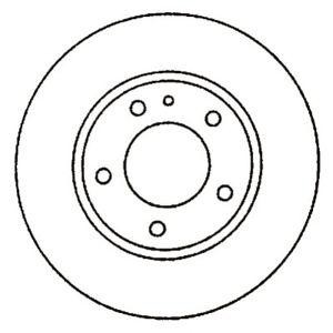 спирачен диск JURID 562049JC