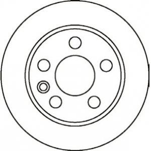 спирачен диск JURID 562057JC