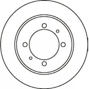 спирачен диск JURID 562059JC