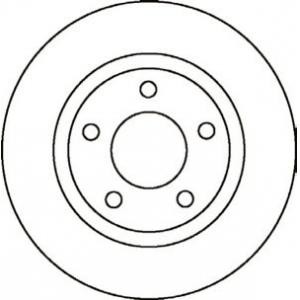 спирачен диск JURID 562060JC
