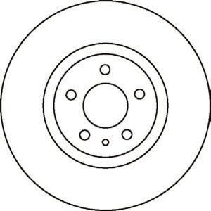 спирачен диск JURID 562061JC