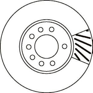 спирачен диск JURID 562070JC