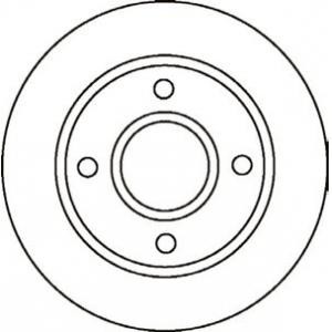 спирачен диск JURID 562078JC