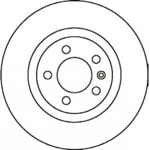 спирачен диск JURID 562081JC