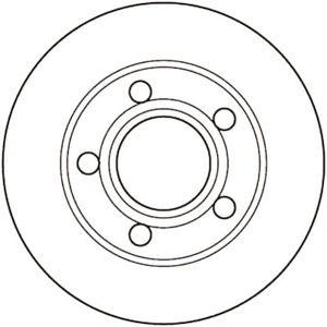 спирачен диск JURID 562089JC