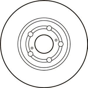 спирачен диск JURID 562125JC