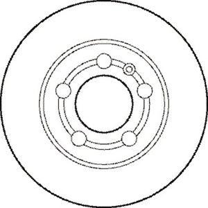 спирачен диск JURID 562177J 
