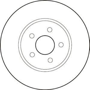спирачен диск JURID 562180J 
