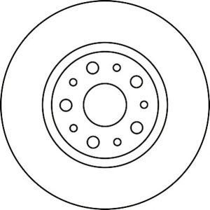 спирачен диск JURID 562214J 