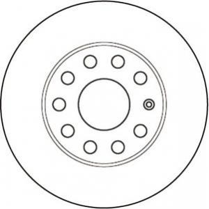 спирачен диск JURID 562238J 