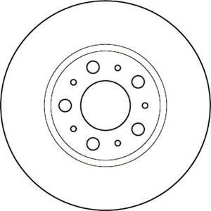 спирачен диск JURID 562244J 