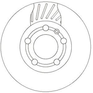 спирачен диск JURID 562307J 