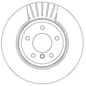 спирачен диск JURID 562319J