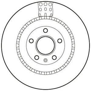 спирачен диск JURID 562735JC