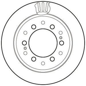 спирачен диск JURID 562738JC