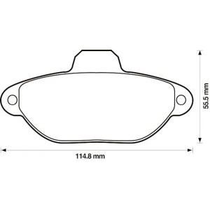 накладки JURID 571528J