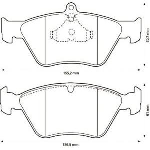 накладки JURID 571530J 