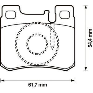 накладки JURID 571753J
