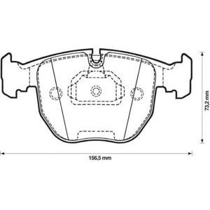 накладки JURID 571873J-AS 