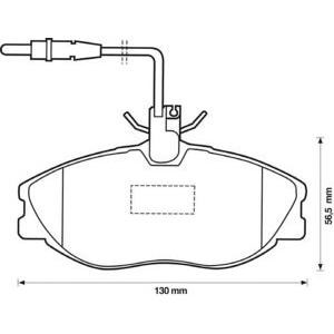 накладки JURID 571898J 