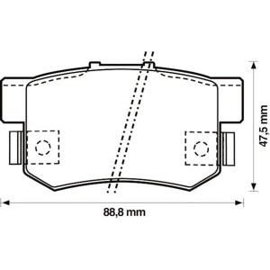 накладки JURID 572138J 